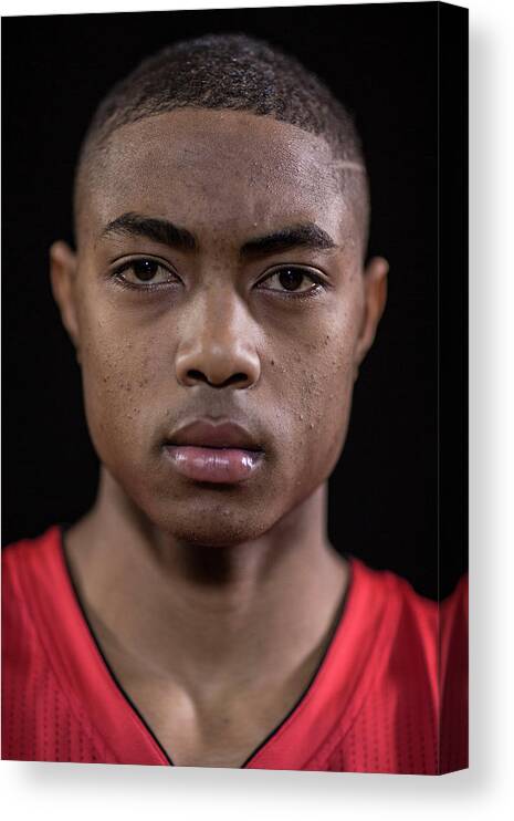 Nba Pro Basketball Canvas Print featuring the photograph Bruno Caboclo by Nick Laham
