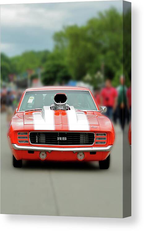 Chevrolet Camaro Rs Canvas Print featuring the photograph Camaro RS by Lens Art Photography By Larry Trager