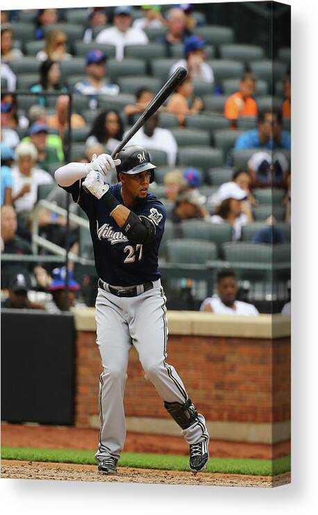 People Canvas Print featuring the photograph Carlos Gomez by Al Bello