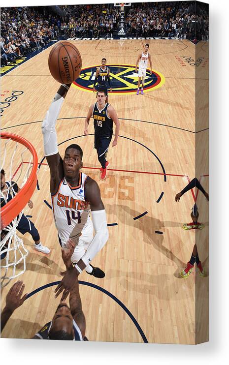 Nba Pro Basketball Canvas Print featuring the photograph Cheick Diallo by Garrett Ellwood