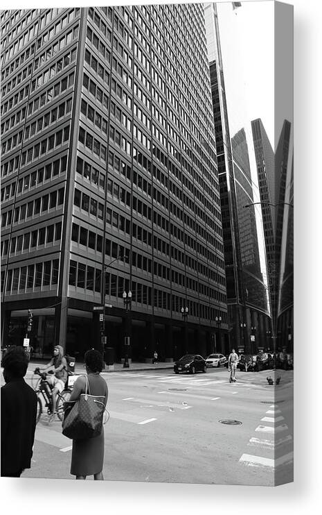 Chicago Canvas Print featuring the photograph Chicago Life by Britten Adams
