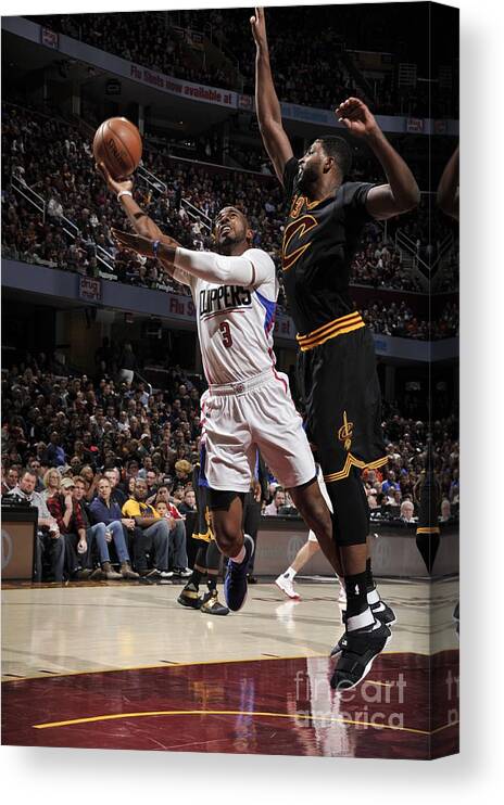 Chris Paul Canvas Print featuring the photograph Chris Paul by David Liam Kyle