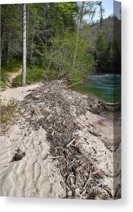 Tennessee Canvas Print featuring the photograph Clear Creek At Obed 5 by Phil Perkins