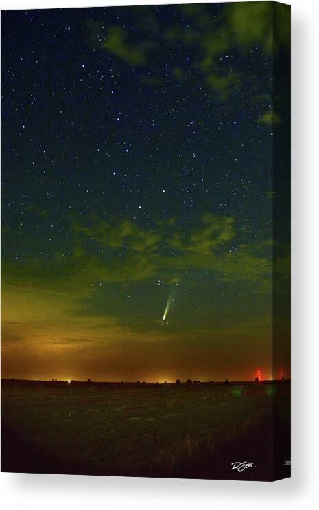 Comet Canvas Print featuring the photograph Comet Neowise by Rod Seel