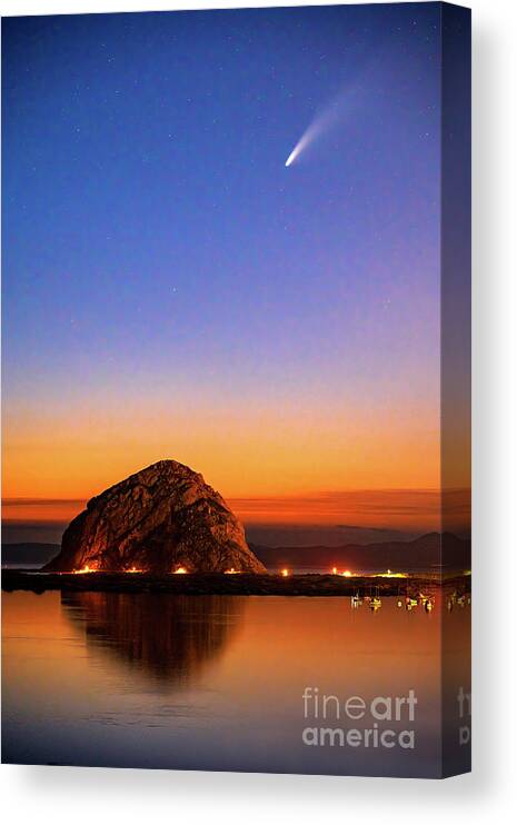 Comet Canvas Print featuring the photograph Comet Rock by Alice Cahill
