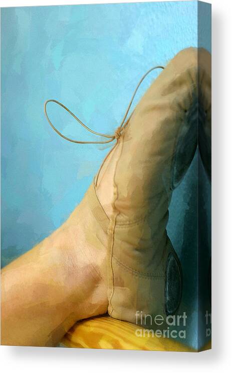 Shoe Canvas Print featuring the photograph Dance Shoe by Steve Augustin