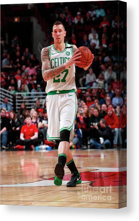 Nba Pro Basketball Canvas Print featuring the photograph Daniel Theis by Jeff Haynes