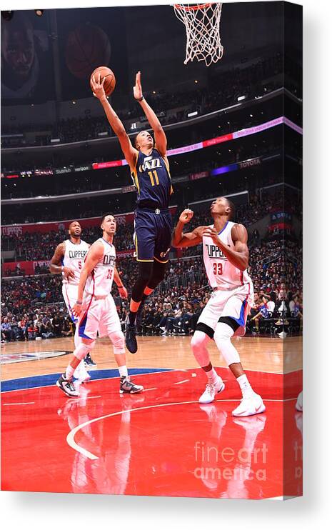 Nba Pro Basketball Canvas Print featuring the photograph Dante Exum by Andrew D. Bernstein