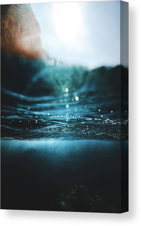 Water Canvas Print featuring the photograph Daydreaming by Sina Ritter