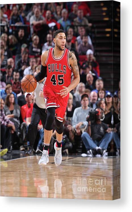 Denzel Valentine Canvas Print featuring the photograph Denzel Valentine by Sam Forencich