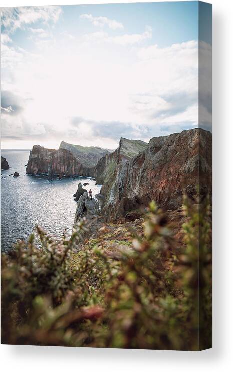 Ponta De Sao Lourenco Canvas Print featuring the photograph Discovering beauty of Madeira by Vaclav Sonnek