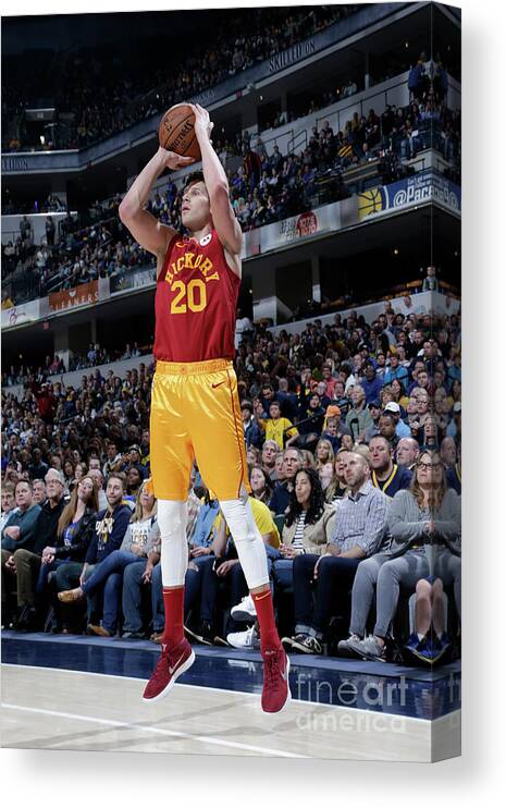 Nba Pro Basketball Canvas Print featuring the photograph Doug Mcdermott by Ron Hoskins