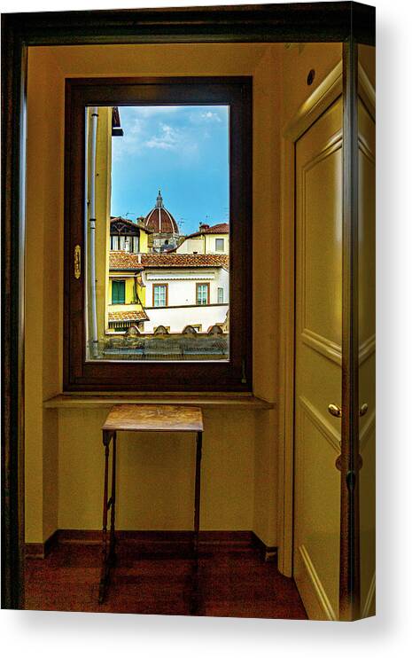 Tuscany Canvas Print featuring the photograph Duomo, Florence by Marian Tagliarino