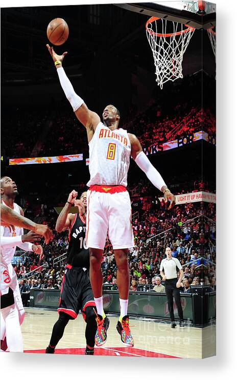 Dwight Howard Canvas Print featuring the photograph Dwight Howard by Scott Cunningham