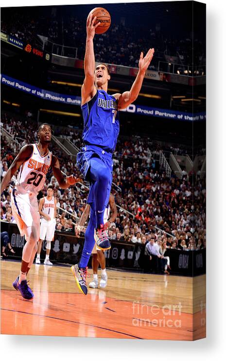 Dwight Powell Canvas Print featuring the photograph Dwight Powell by Barry Gossage