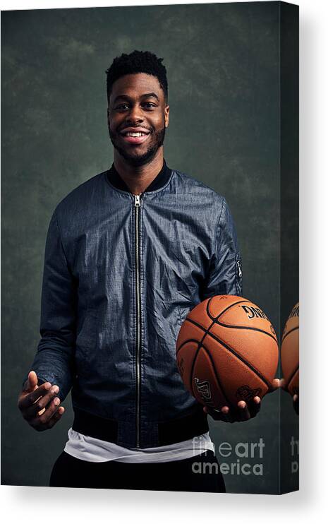 Event Canvas Print featuring the photograph Emmanuel Mudiay by Jennifer Pottheiser