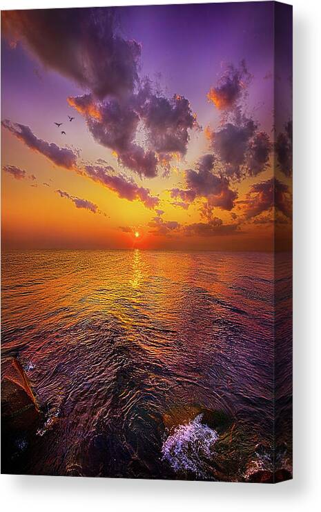 Nopeople Canvas Print featuring the photograph Evelyn's Day by Phil Koch