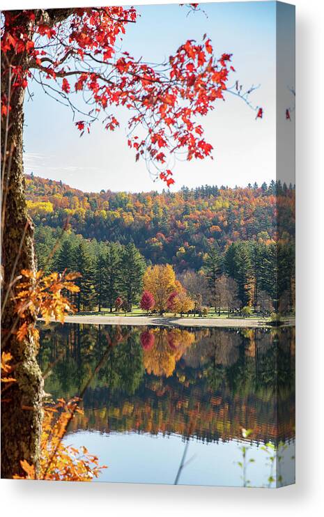 Fall Canvas Print featuring the photograph Fall Reflections by Denise Kopko