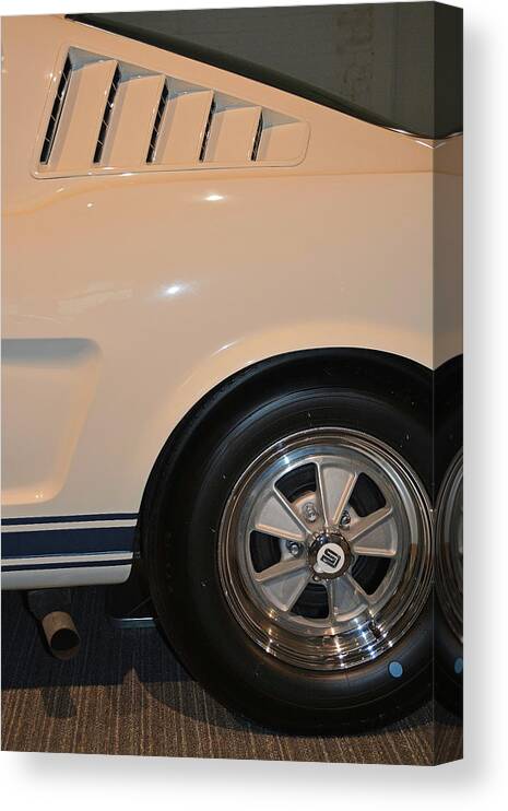 Automobiles Canvas Print featuring the photograph Fastback Profile by John Schneider