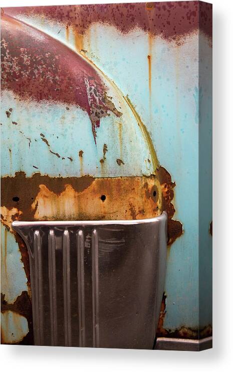 Abstract Canvas Print featuring the photograph Fender Abstract by Jani Freimann