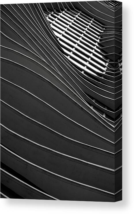 Abstract Canvas Print featuring the photograph Flowing Upward by Christi Kraft