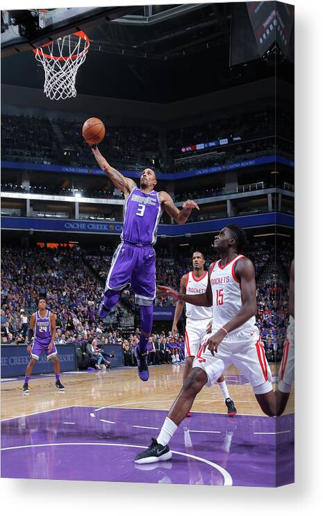 Nba Pro Basketball Canvas Print featuring the photograph George Hill by Rocky Widner