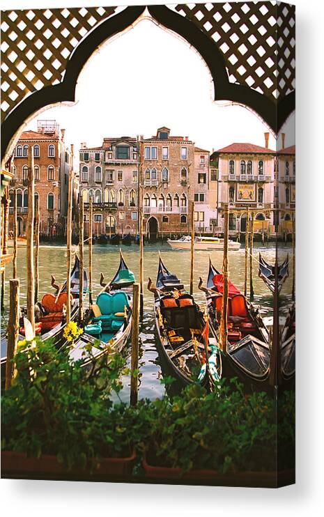 Italy Canvas Print featuring the photograph Venice #2 by Claude Taylor