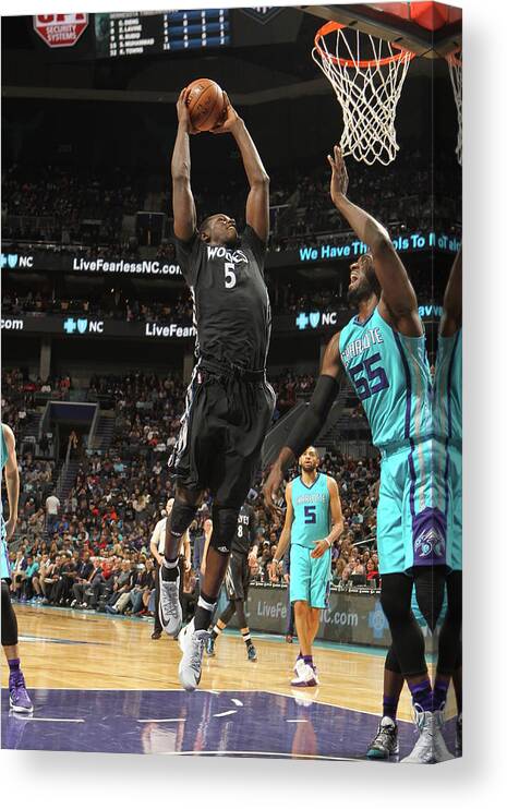 Gorgui Dieng Canvas Print featuring the photograph Gorgui Dieng by Brock Williams-smith