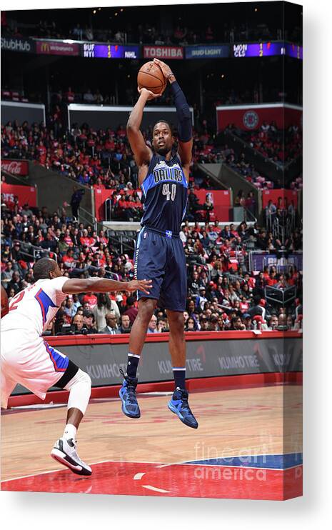 Harrison Barnes Canvas Print featuring the photograph Harrison Barnes by Andrew D. Bernstein