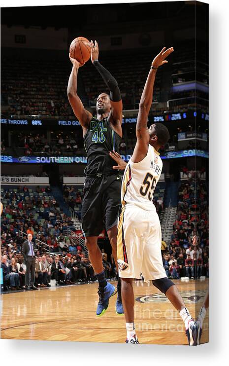 Harrison Barnes Canvas Print featuring the photograph Harrison Barnes by Layne Murdoch