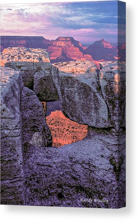 Grand Canyon Canvas Print featuring the photograph Hole in the Rock by Randy Bradley
