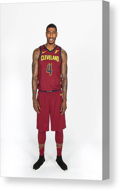 Media Day Canvas Print featuring the photograph Iman Shumpert by Michael J. Lebrecht Ii