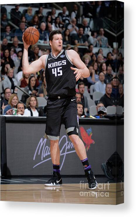 Nba Pro Basketball Canvas Print featuring the photograph Jack Cooley by Mark Sobhani