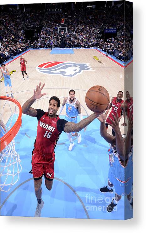 Nba Pro Basketball Canvas Print featuring the photograph James Johnson by Rocky Widner