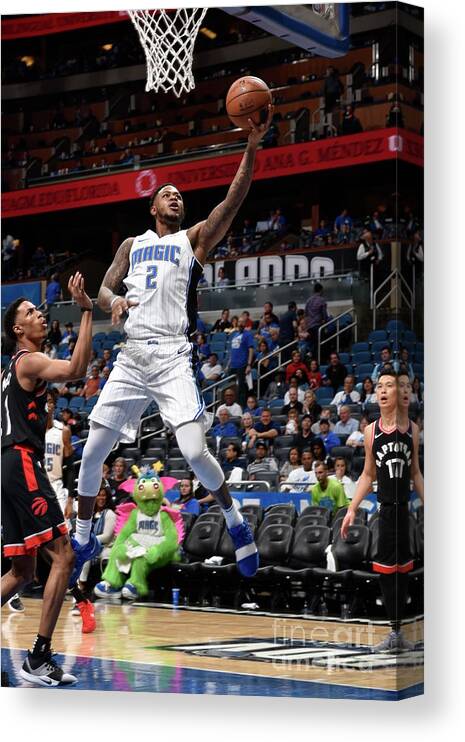 Playoffs Canvas Print featuring the photograph Jarell Martin by Gary Bassing