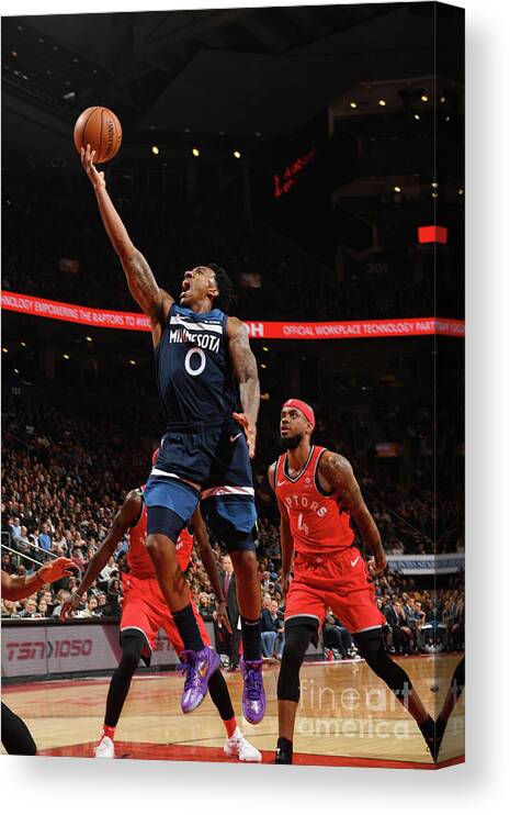 Jeff Teague Canvas Print featuring the photograph Jeff Teague by Ron Turenne