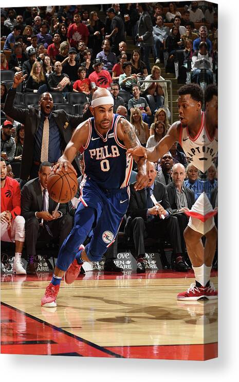 Nba Pro Basketball Canvas Print featuring the photograph Jerryd Bayless by Ron Turenne