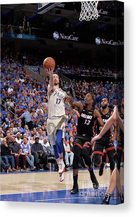 Playoffs Canvas Print featuring the photograph J.j. Redick by David Dow