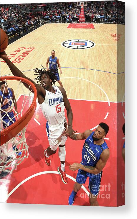 Nba Pro Basketball Canvas Print featuring the photograph Johnathan Motley by Adam Pantozzi