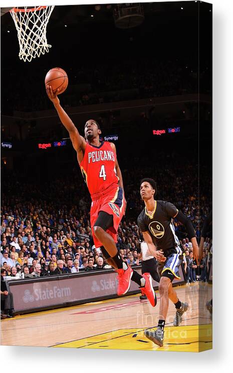 Nba Pro Basketball Canvas Print featuring the photograph Jordan Crawford by Noah Graham