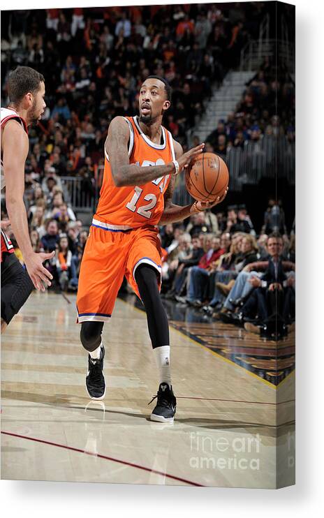 Jordan Mcrae Canvas Print featuring the photograph Jordan Mcrae by David Liam Kyle