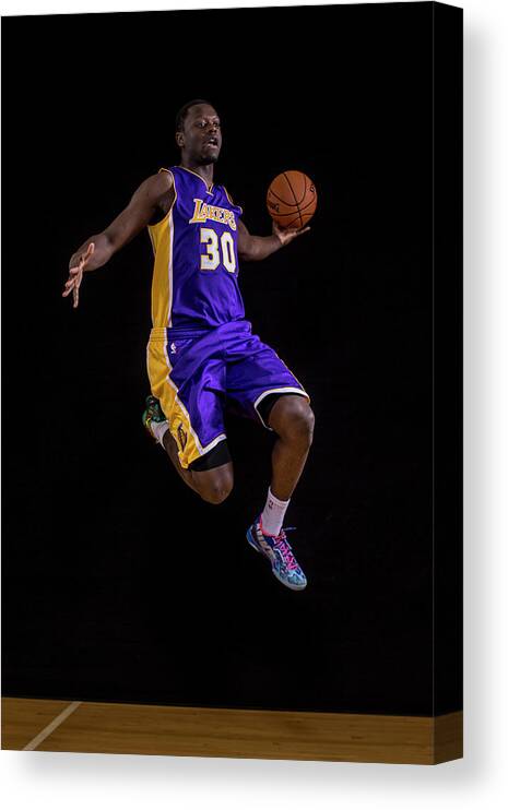 Nba Pro Basketball Canvas Print featuring the photograph Julius Randle by Nick Laham