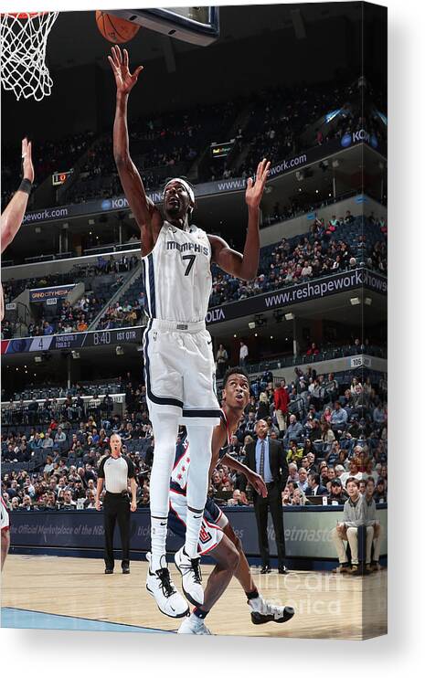 Justin Holiday Canvas Print featuring the photograph Justin Holiday by Joe Murphy
