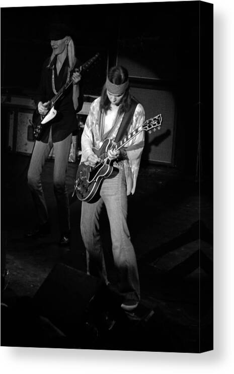 Johnny Winter Canvas Print featuring the photograph Jwsf76 #2 by Benjamin Upham