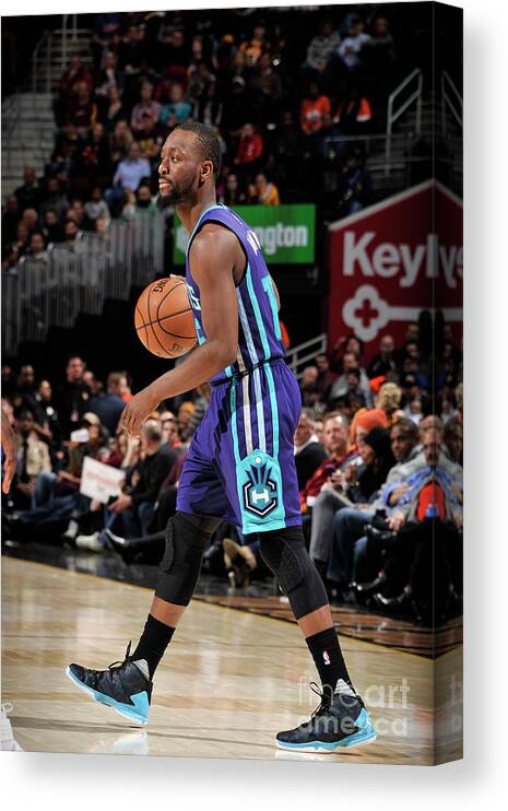 Kemba Walker Canvas Print featuring the photograph Kemba Walker by David Liam Kyle