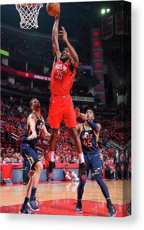 Playoffs Canvas Print featuring the photograph Kenneth Faried by Bill Baptist