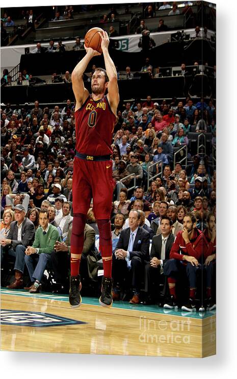 Kevin Love Canvas Print featuring the photograph Kevin Love by Brock Williams-smith
