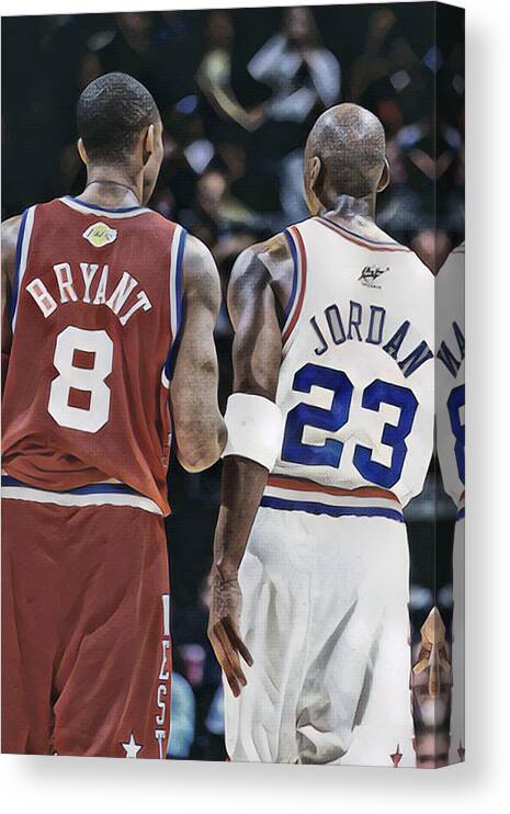 Kobe Bryant Michael Jordan Photograph by Joe Hamilton - Fine Art America
