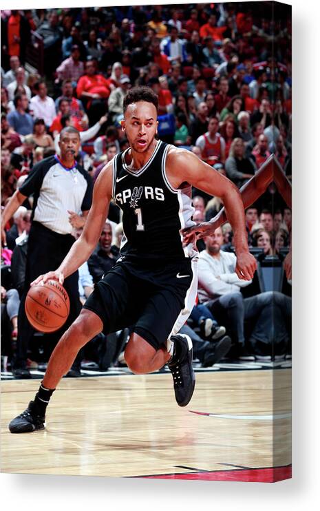 Kyle Anderson Canvas Print featuring the photograph Kyle Anderson by Jeff Haynes