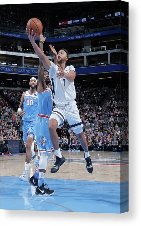 Nba Pro Basketball Canvas Print featuring the photograph Kyle Anderson by Rocky Widner